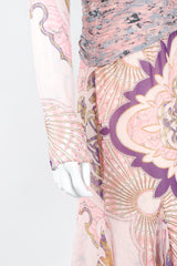 Recess Los Angeles Vintage Emilio Pucci Slashed Chiffon Cutout Dress