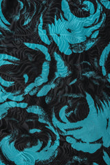 Recess Los Angeles Vintage Emilio One-Shoulder Floral Flounce Dress