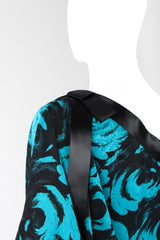 Recess Los Angeles Vintage Emilio One-Shoulder Floral Flounce Dress