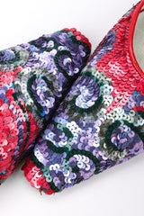 Recess Los Angeles Vintage Paul Smith for Emma Hope Sequin Swirl Kitten Heel Mule Sandals