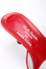 Recess Los Angeles Vintage Paul Smith for Emma Hope Sequin Swirl Kitten Heel Mule Sandals