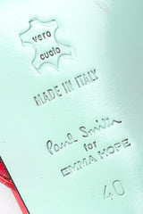 Recess Los Angeles Vintage Paul Smith for Emma Hope Sequin Swirl Kitten Heel Mule Sandals