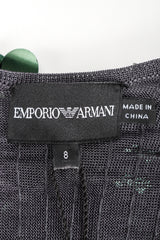 Recess Los Angeles Designer Consignment Vintage Emporio Armani Paillette Shimmy Sleeve Shrug