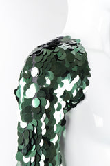 Recess Los Angeles Designer Consignment Vintage Emporio Armani Paillette Shimmy Sleeve Shrug