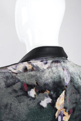 Recess Los Angeles Vintage Emporio Armani Floral Velvet Tuxedo Jacket and Pant Suit Set