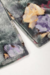 Recess Los Angeles Vintage Emporio Armani Floral Velvet Tuxedo Jacket and Pant Suit Set