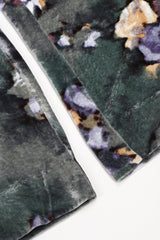 Recess Los Angeles Vintage Emporio Armani Floral Velvet Tuxedo Jacket and Pant Suit Set