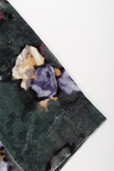 Recess Los Angeles Vintage Emporio Armani Floral Velvet Tuxedo Jacket and Pant Suit Set