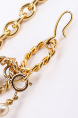 Vintage Erwin Pearl Rope Chain Pearl Necklace rope link/hook clasp @ Recess LA