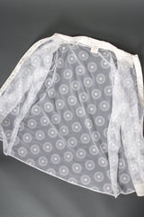 Vintage Escada Sheer Mesh Spirograph Shirt open at Recess Los Angeles