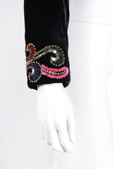 Recess Los Angeles Vintage Escada Embellished Velvet Bolero Jacket