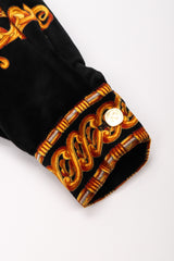 Recess Los Angeles Vintage Escada Baroque Print Versace Velvet Bomber
