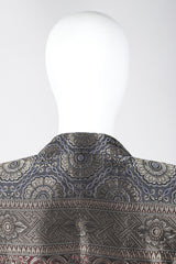 Recess Los Angeles Vintage Escada Royal Golden Brocade Jacket & Pant Suit