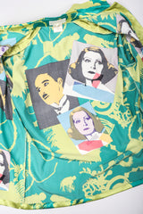 Recess Los Angeles Vintage Escada Warhol Satin Pop Art Chaplin Dietrich Shirt