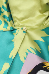 Recess Los Angeles Vintage Escada Warhol Satin Pop Art Chaplin Dietrich Shirt