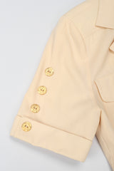 Recess Los Angeles Vintage Escada Safari Day Shirt Dress