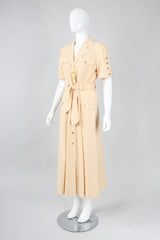 Recess Los Angeles Vintage Escada Safari Day Shirt Dress