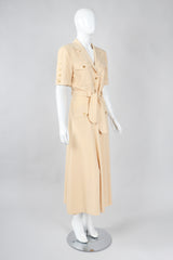 Recess Los Angeles Vintage Escada Safari Day Shirt Dress