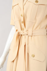 Recess Los Angeles Vintage Escada Safari Day Shirt Dress