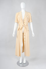 Recess Los Angeles Vintage Escada Safari Day Shirt Dress