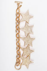 Recess Los Angeles Vintage Escada Stars Charm Bracelet