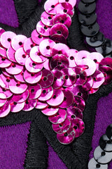 Vintage Escada Magical Satin Skirt Suit Star Sequin Detail at Recess Los Angeles