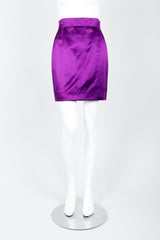 Vintage Escada Magical Satin Skirt Suit on Mannequin Front at Recess