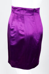 Vintage Escada Magical Satin Skirt Suit on Mannequin Rear at Recess