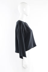 Vintage Escada Sequined Heart Silk Top on mannequin side at Recess Los Angeles