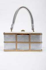 Recess Los Angeles Vintage Etra Metallic Lamé Cage Box Bag