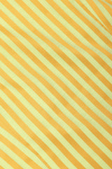 Recess Los Angeles Vintage Etro Cotton Sateen Ruffle Stripe Blouse