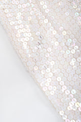 Recess Designer Consignment Vintage Fab Connection Beaded Sequined Blouson Batwing Dress Los Angele resale