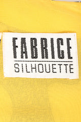 Recess Los Angeles Designer Consignment Vintage Fabrice Silhouette Colorblock Beaded School Doodle Math Shift Dress