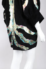 Recess Los Angeles Vintage Terry+Toni Suede Metallic Paint Pour Open Rockstar Jacket