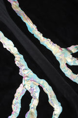 Recess Los Angeles Vintage Terry+Toni Suede Metallic Paint Pour Open Rockstar Jacket