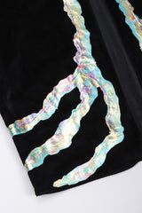 Recess Los Angeles Vintage Terry+Toni Suede Metallic Paint Pour Open Rockstar Jacket