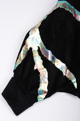 Recess Los Angeles Vintage Terry+Toni Suede Metallic Paint Pour Open Rockstar Jacket