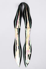 Recess Los Angeles Vintage Terry+Toni Suede Metallic Paint Pour Open Rockstar Jacket