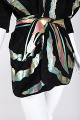 Recess Los Angeles Vintage Terry+Toni Suede Metallic Paint Pour Open Rockstar Jacket