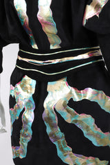 Recess Los Angeles Vintage Terry+Toni Suede Metallic Paint Pour Open Rockstar Jacket