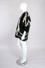 Recess Los Angeles Vintage Terry+Toni Suede Metallic Paint Pour Open Rockstar Jacket