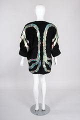 Recess Los Angeles Vintage Terry+Toni Suede Metallic Paint Pour Open Rockstar Jacket