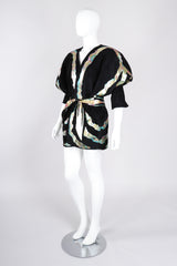 Recess Los Angeles Vintage Terry+Toni Suede Metallic Paint Pour Open Rockstar Jacket