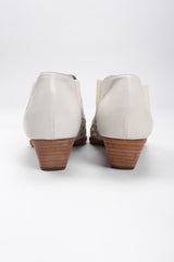 Recess Los Angeles Vintage Faire Lady Studded Leather Cut Out Booties Shooties