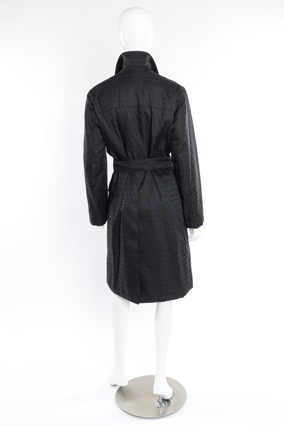 Fendi zucca monogram trench coat on mannequin @recessla