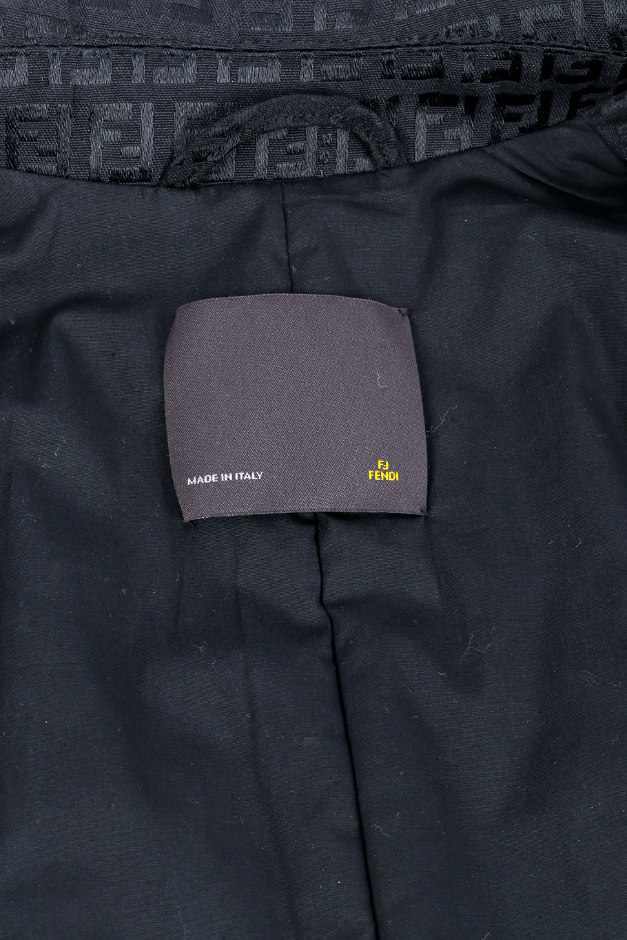 Fendi zucca monogram trench coat designer label @recessla