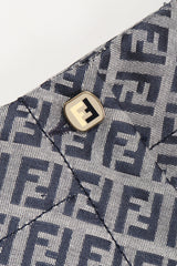 Recess Los Angeles Vintage Fendi Karl Lagerfeld Iridescent Zucca Monogram Trouser Flare Pant