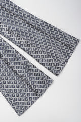 Recess Los Angeles Vintage Fendi Karl Lagerfeld Iridescent Zucca Monogram Trouser Flare Pant