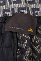 Recess Los Angeles Vintage Fendi Karl Lagerfeld Iridescent Zucca Monogram Trouser Flare Pant