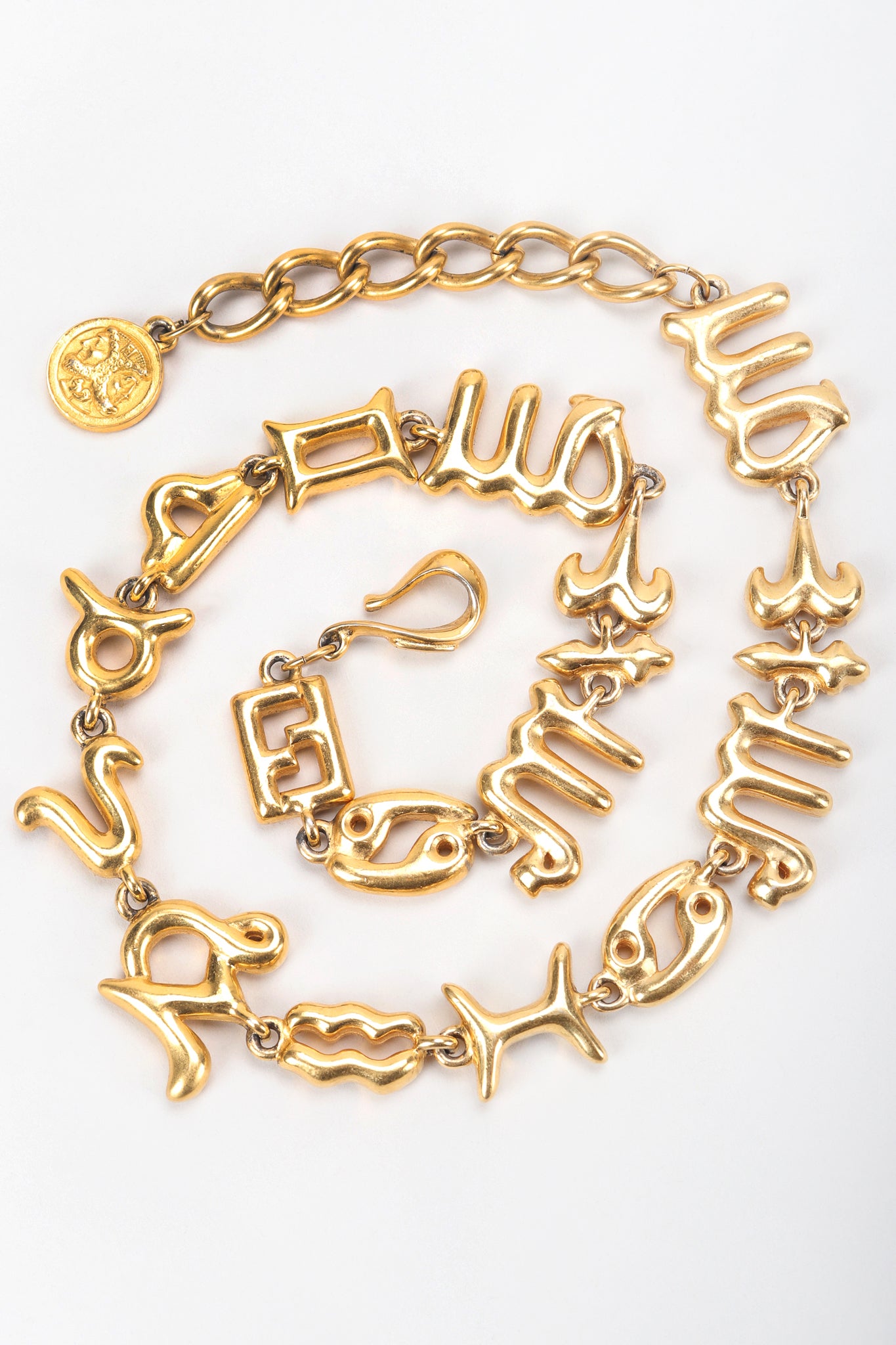 Fendi Logo Charm Necklace – FRUIT Vintage